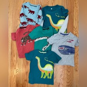 Tea Collection - size 6 (little kid) - EUC  - 4 short sleeves 2 long sleeves